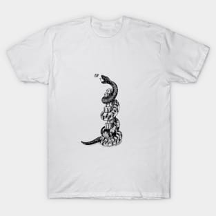 Build Snake ink drawing design T-Shirt